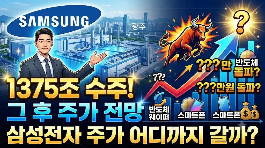 삼성전자 주가 전망 1375조 수주 목표주가 2026