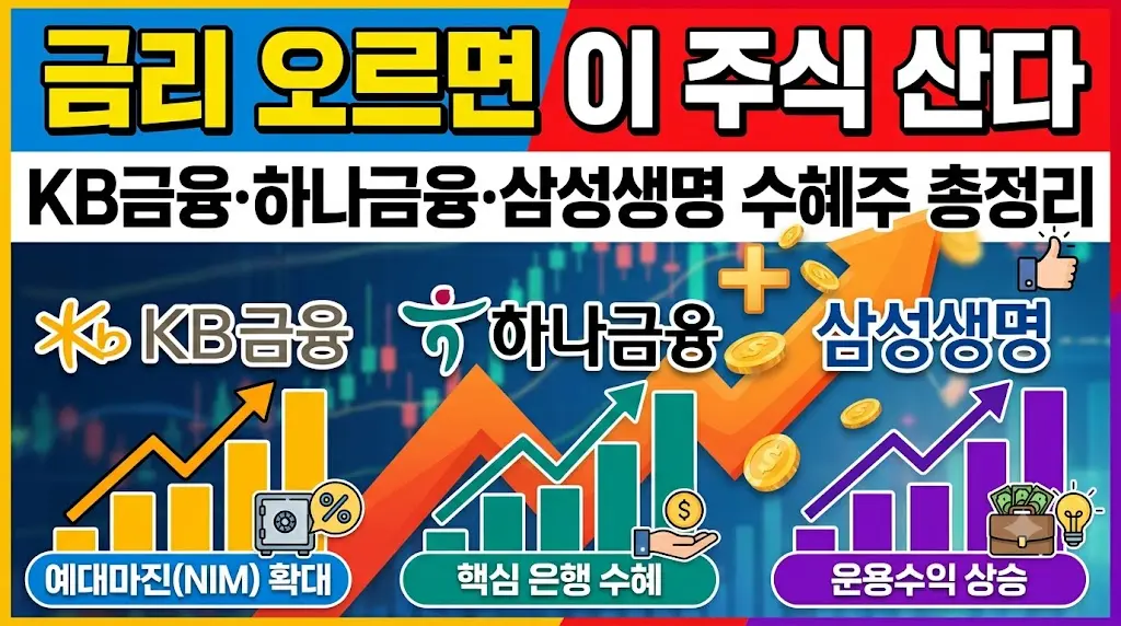 금리 오를 때 반드시 사야 할 주식
은행주·보험주 핵심 종목 총정리