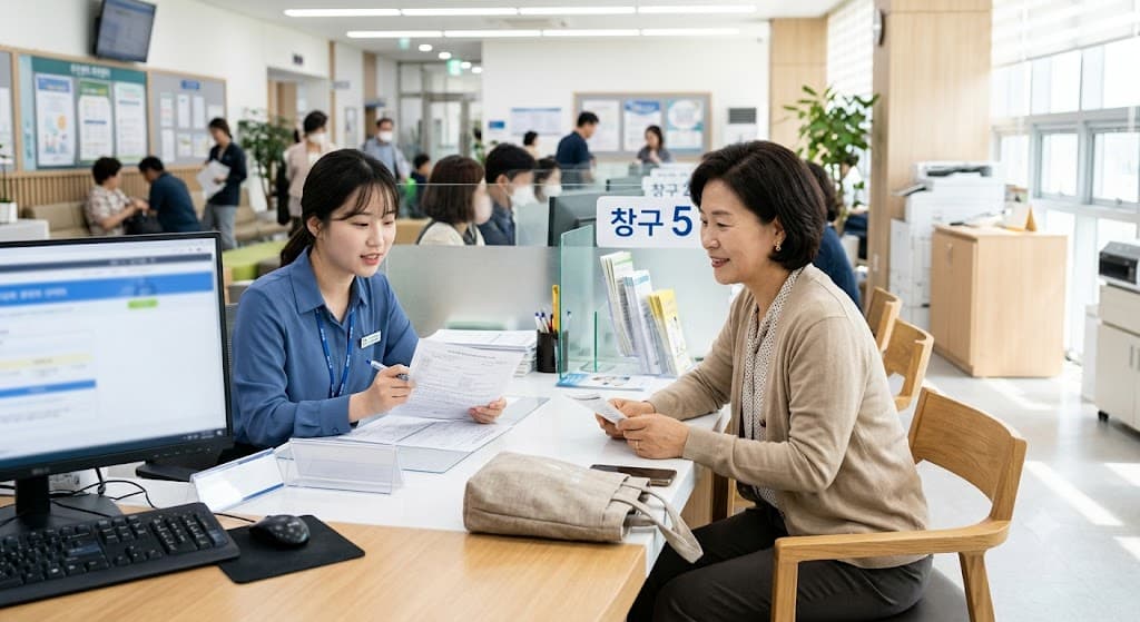 기초생활수급자 주민센터 신청 상담